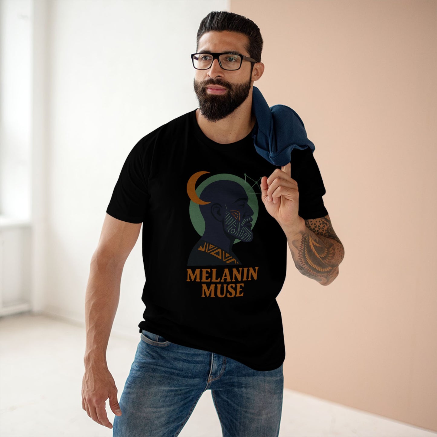 Men Tee- Muse of Wisdom| Melanin Muse Collection