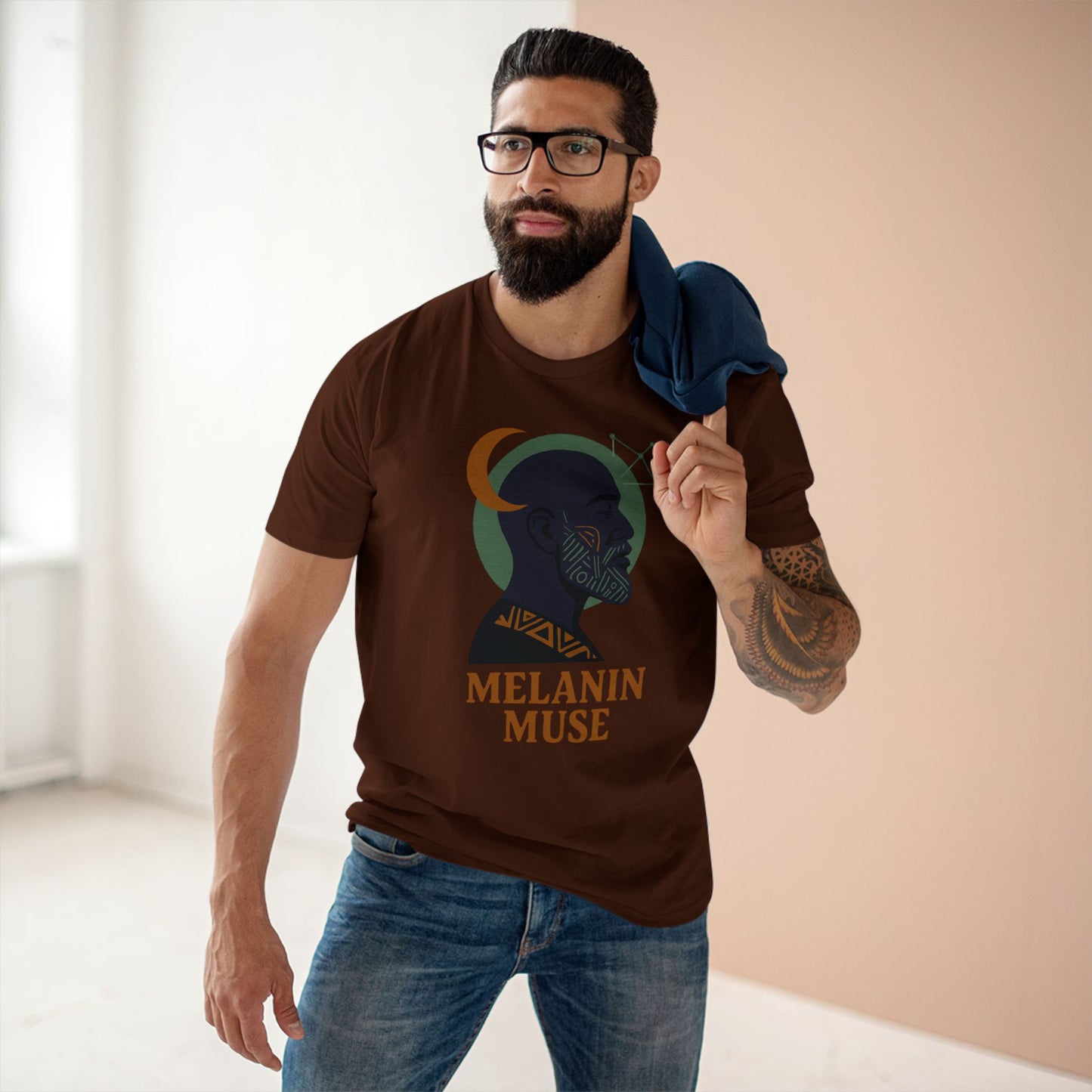 Men Tee- Muse of Wisdom| Melanin Muse Collection