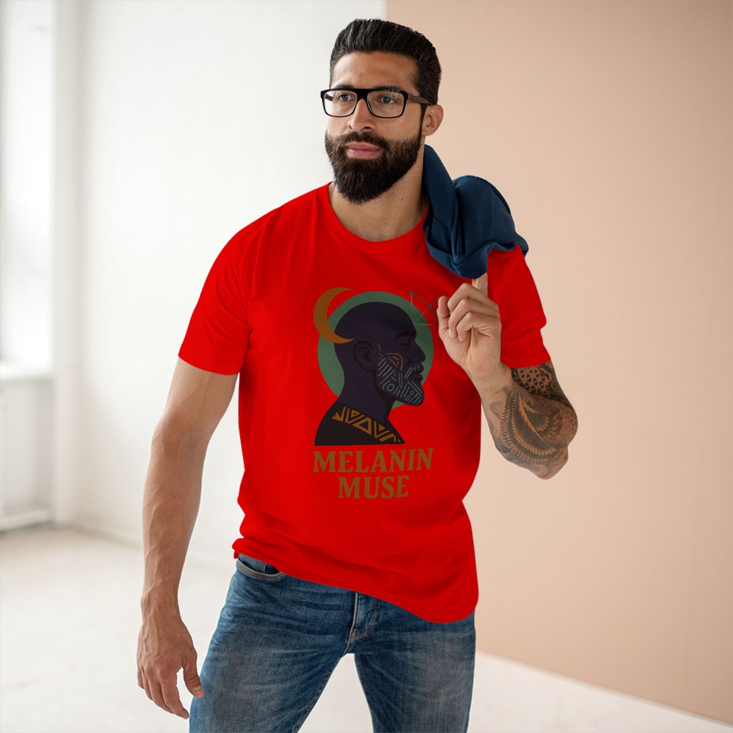 Men Tee- Muse of Wisdom| Melanin Muse Collection